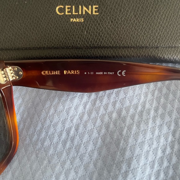 Celine Cat-Eye 50mm Tortoise Sunglasses - Picture 8 of 13